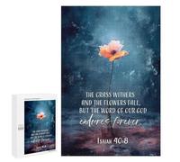 Puzzle pour Adolescents 1000 PCS Bible Verse from Isaiah Puzzles pour Adolescents - Jouets Anti-Stress - Améliore La Mémoire - Idéal comme Cadeau 1000 PCS