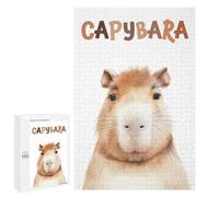 Puzzle pour Adolescents 1000 PCS Capybara Animal Nursery Puzzle Anti-Stress, Jouet De Décoration Intérieure, Cadeau Unique d'anniversaire Et De Noël 1000 PCS