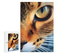 Puzzle pour Adolescents 1000 PCS Cat Eye Close Up Puzzles pour Adultes Jeux De Bricolage Analyse Et Logique Jeu Stimulant Cadeaux 1000 PCS