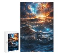 Puzzle pour Adolescents 1000 PCS Coastline at Sunset Puzzles pour Adolescents - Jouets Anti-Stress - Améliore La Mémoire - Idéal comme Cadeau 1000 PCS