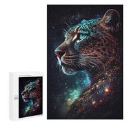 Puzzle pour Adolescents 1000 PCS Colour Galaxy Leopard Puzzles pour Adultes Découpe De Précision Stimule Le Cerveau Jeu Amusant Et Stimulant pour Toute La Famille 1000 PCS