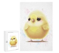 Puzzle pour Adolescents 1000 PCS Cute Baby Chick Chicken Puzzle Adulte, Jouet, Décoration Murale, Découpe De Précision, Jeu Stimulant, Cadeaux 1000 PCS