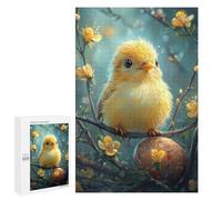 Puzzle pour Adolescents 1000 PCS Cute Chick on Branch Puzzle pour Adultes Jeux Relaxants, Amusants Et Humoristiques Cadeaux d'anniversaire Uniques 1000 PCS