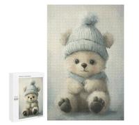 Puzzle pour Adolescents 1000 PCS Cute Teddy Bear Nursery Puzzles pour Adolescents - Jouets Anti-Stress - Assemblage De Motifs - Cadeaux Uniques pour Anniversaire Et Noël 1000 PCS