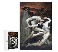 Puzzle pour Adolescents 1000 PCS Dante and Virgil Painting Puzzles pour Adolescents - Jouets Anti-Stress - Améliore La Mémoire - Idéal comme Cadeau 1000 PCS