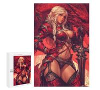 Puzzle pour Adolescents 1000 PCS Dragon Armor Fantasy Warrior Puzzles pour Adultes - Jeu Éducatif Anti-Stress Et Défi Unique 1000 PCS