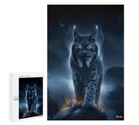 Puzzle pour Adolescents 1000 PCS Ember Lynx - Silent Flame of The Shadow Realm Puzzle pour Adultes Jeux De Détente Décoration Parfaite Cadeaux d'anniversaire Et Cadeaux Uniques 1000 PCS