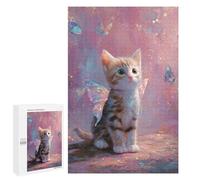 Puzzle pour Adolescents 1000 PCS Enchanted Fairy Kitten Puzzles pour Adultes Découpe De Précision Stimule Le Cerveau Jeu Amusant Et Stimulant pour Toute La Famille 1000 PCS