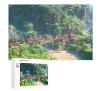 Puzzle pour Adolescents 1000 PCS Enchanted Mountain Village Puzzle pour Adultes Jeux Amusants Cadeaux De Décoration Parfaits pour Les Amis Et La Famille 1000 PCS
