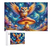 Puzzle pour Adolescents 1000 PCS Enchanted Mushroom Land Puzzle pour Adultes Jeux Relaxants pour Améliorer La Mémoire Cadeaux d'anniversaire Et De Noël Uniques 1000 PCS