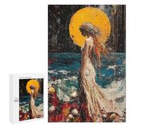Puzzle Pour Adolescents 1000 PCS Expressionist The Birth of Venus - Bold Contemporary Art Reinterpretation Puzzles Pour Adultes Jeux De Famille Cadeau D'anniversaire Activités Amusantes À La Maison, 1