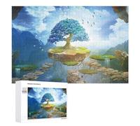 Puzzle pour Adolescents 1000 PCS Floating Island Fantasy Puzzle Puzzle pour Adultes - Jouet À Monter Soi-même - Défi Difficile - Cadeaux De Noël Et d'anniversaire 1000 PCS