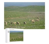 Puzzle pour Adolescents 1000 PCS Flock of Sheep Puzzle Anti-Stress, Jouet De Décoration Intérieure, Cadeau Unique d'anniversaire Et De Noël 1000 PCS