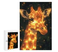 Puzzle pour Adolescents 1000 PCS Glowing Giraffe Animal Puzzle Adulte, Jouet, Décoration Murale, Découpe De Précision, Jeu Stimulant, Cadeaux 1000 PCS
