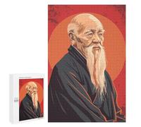 Puzzle pour Adolescents 1000 PCS Lao Tzu Philosopher Puzzles pour Adolescents - Jouets Anti-Stress - Améliore La Mémoire - Idéal comme Cadeau 1000 PCS