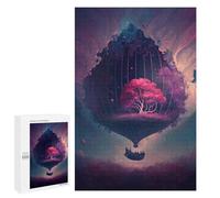 Puzzle pour Adolescents 1000 PCS Magic Airship in Fantasy Sky Puzzles pour Adolescents - Jouets Anti-Stress - Améliore La Mémoire - Idéal comme Cadeau 1000 PCS