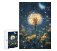 Puzzle pour Adolescents 1000 PCS Magical Dandelion Night Sky -2 Puzzles pour Adultes Découpe De Précision Stimule Le Cerveau Jeu Amusant Et Stimulant pour Toute La Famille 1000 PCS
