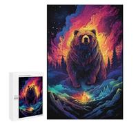 Puzzle pour Adolescents 1000 PCS Magical Fantasy Bear Artwork Puzzles pour Adultes Découpe De Précision Stimule Le Cerveau Jeu Amusant Et Stimulant pour Toute La Famille 1000 PCS