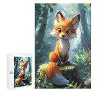 Puzzle pour Adolescents 1000 PCS Magical Forest Fox Adventure Puzzles pour Adultes - Jeu Éducatif Anti-Stress Et Défi Unique 1000 PCS