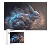 Puzzle pour Adolescents 1000 PCS Magical Rabbit in Starry Night Puzzle pour Adultes Jeux Amusants Cadeaux De Décoration Parfaits pour Les Amis Et La Famille 1000 PCS