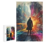 Puzzle pour Adolescents 1000 PCS Man Facing Bright Future Puzzle pour Adultes Jeux De Détente Décoration Parfaite Cadeaux d'anniversaire Et Cadeaux Uniques 1000 PCS