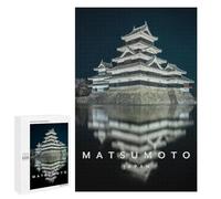 Puzzle pour Adolescents 1000 PCS Matsumoto Castle Japan Puzzles pour Adultes Jeux De Bricolage Analyse Et Logique Jeu Stimulant Cadeaux 1000 PCS