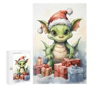 Puzzle pour Adolescents 1000 PCS Merry Tiny Dragon Xmas Puzzles pour Adolescents - Jouets Anti-Stress - Améliore La Mémoire - Idéal comme Cadeau 1000 PCS
