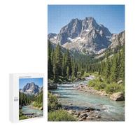 Puzzle pour Adolescents 1000 PCS Mountain River Landscape Puzzle Adulte, Jouet, Décoration Murale, Découpe De Précision, Jeu Stimulant, Cadeaux 1000 PCS
