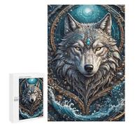 Puzzle pour Adolescents 1000 PCS Ocean Wolf Steampunk Puzzle Anti-Stress, Jouet De Décoration Intérieure, Cadeau Unique d'anniversaire Et De Noël 1000 PCS
