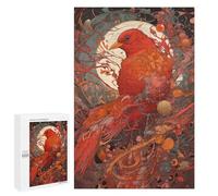Puzzle pour Adolescents 1000 PCS Phoenix Amidst The Flames Puzzle pour Adultes Jeux Relaxants pour Améliorer La Mémoire Cadeaux d'anniversaire Et De Noël Uniques 1000 PCS