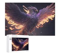 Puzzle pour Adolescents 1000 PCS Phoenix Rising Mythical Bird Art Puzzle pour Adultes - Jouet À Monter Soi-même - Défi Difficile - Cadeaux De Noël Et d'anniversaire 1000 PCS