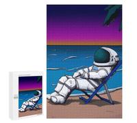 Puzzle pour Adolescents 1000 PCS Pièces De Puzzle Astronaut and Sunset Puzzles pour Adolescents - Décoration Murale - Cadeaux pour Femmes, Amis Et Famille 1000 PCS