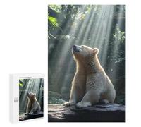 Puzzle pour Adolescents 1000 PCS Pièces De Puzzle Bear in Sunlight Puzzles pour Adultes, Jeu Familial Anti-Stress, Défi À Relever 1000 PCS