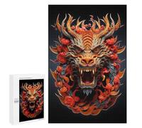 Puzzle pour Adolescents 1000 PCS Pièces De Puzzle Chinese Dragon 1 Art Puzzles pour Adultes, Jeu Familial Anti-Stress, Défi À Relever 1000 PCS