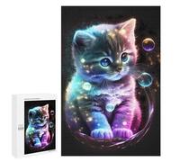 Puzzle pour Adolescents 1000 PCS Pièces De Puzzle Cute Universe Kitten Puzzles pour Adolescents - Décoration Murale - Cadeaux pour Femmes, Amis Et Famille 1000 PCS