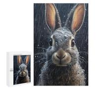 Puzzle pour Adolescents 1000 PCS Pièces De Puzzle Cute Wet Rabbit Puzzles pour Adolescents - Décoration Murale - Cadeaux pour Femmes, Amis Et Famille 1000 PCS