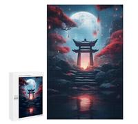 Puzzle pour Adolescents 1000 PCS Pièces De Puzzle Fantasy Japan Torri Gate Puzzles pour Adolescents - Décoration Murale - Cadeaux pour Femmes, Amis Et Famille 1000 PCS