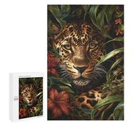 Puzzle pour Adolescents 1000 PCS Pièces De Puzzle Leopard in The Jungle Puzzles pour Adolescents - Décoration Murale - Cadeaux pour Femmes, Amis Et Famille 1000 PCS