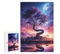 Puzzle pour Adolescents 1000 PCS Pièces De Puzzle Magical Tree Puzzles pour Adolescents - Décoration Murale - Cadeaux pour Femmes, Amis Et Famille 1000 PCS