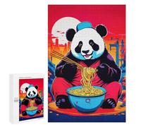 Puzzle pour Adolescents 1000 PCS Pièces De Puzzle Panda Ramen Japan Puzzles pour Adolescents - Décoration Murale - Cadeaux pour Femmes, Amis Et Famille 1000 PCS