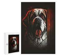 Puzzle pour Adolescents 1000 PCS Pièces De Puzzle Saint Bernard's Gaze Puzzles pour Adolescents - Décoration Murale - Cadeaux pour Femmes, Amis Et Famille 1000 PCS