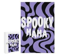 Puzzle pour Adolescents 1000 PCS Pièces De Puzzle Spooky Mama Halloween Puzzles pour Adolescents - Décoration Murale - Cadeaux pour Femmes, Amis Et Famille 1000 PCS