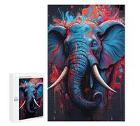 Puzzle pour Adolescents 1000 PCS Pièces De Puzzle The Graceful Elephant Puzzles pour Adolescents - Décoration Murale - Cadeaux pour Femmes, Amis Et Famille 1000 PCS