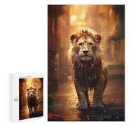 Puzzle pour Adolescents 1000 PCS Pièces De Puzzle Young Lion City Street Puzzles pour Adolescents - Décoration Murale - Cadeaux pour Femmes, Amis Et Famille 1000 PCS