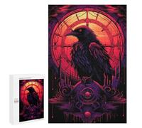 Puzzle pour Adolescents 1000 PCS Raven at The End of Time Jeux De Puzzle en Famille pour S'amuser en Famille Cadeaux d'anniversaire Et Cadeaux Uniques 1000 PCS
