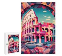 Puzzle pour Adolescents 1000 PCS Rome Colesseum 1 Puzzles pour Adolescents - Jouets Anti-Stress - Améliore La Mémoire - Idéal comme Cadeau 1000 PCS