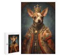 Puzzle pour Adolescents 1000 PCS Royal Canine Portrait Puzzles pour Adolescents - Jouets Anti-Stress - Améliore La Mémoire - Idéal comme Cadeau 1000 PCS