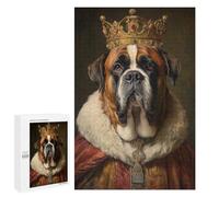 Puzzle pour Adolescents 1000 PCS Saint Bernard The King Puzzle Adulte, Jouet, Décoration Murale, Découpe De Précision, Jeu Stimulant, Cadeaux 1000 PCS