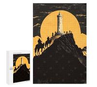 Puzzle pour Adolescents 1000 PCS Silhouettes at The Tower Puzzle pour Adultes Jeux Relaxants, Amusants Et Humoristiques Cadeaux d'anniversaire Uniques 1000 PCS
