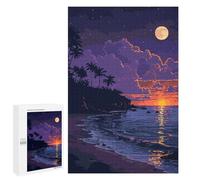 Puzzle pour Adolescents 1000 PCS SoCal Beach Pixel Art Puzzle pour Adultes Jeux De Détente Décoration Parfaite Cadeaux d'anniversaire Et Cadeaux Uniques 1000 PCS
